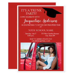 Trunk Social gathering Invites Zazzle image relating to Printable Trunk Party Games titled Trunk Social gathering Invites Zazzle